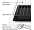 Электрическая печь Blackton Bt EO2001W Black 86198053 5