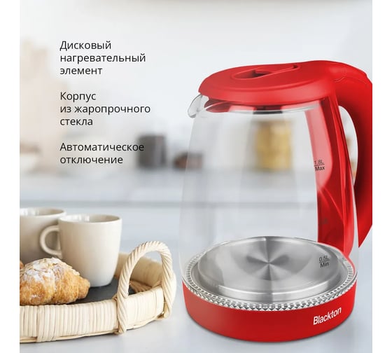 Чайник Blackton Bt KT1800G красный 86195472
