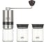 Кофемолка ручная GIPFEL ESSENCE со стальными жерновами, с двумя стеклянными баночками для хранения кофе в подарочной упаковке, стекло, пластик, нержавеющая сталь 18/10 51906 2
