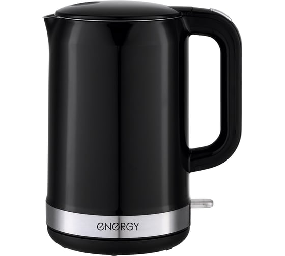 Чайник ENERGY E-218 1.7 л черный двойной корпус 107838