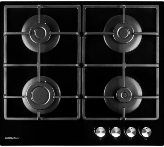 Панель варочная газовая NORMANN BHG-6451S черный BHG-6451S.BK 1