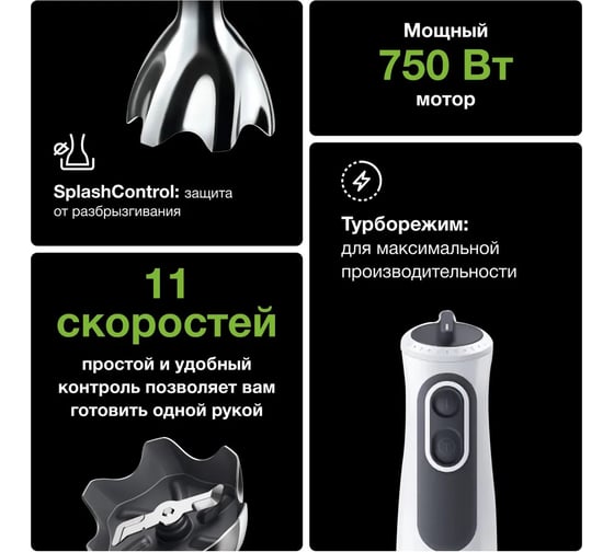 Блендер Braun MQ3145WH APERITIVE 0X22111258