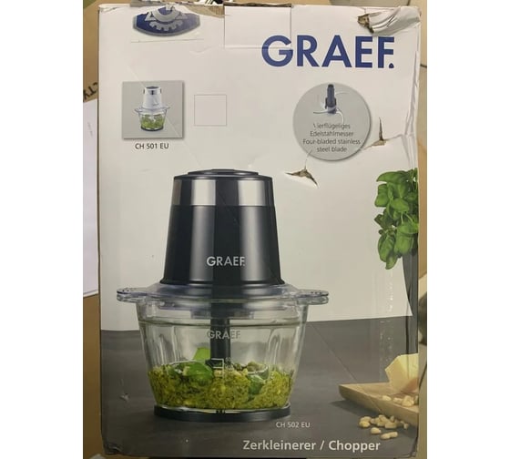 Измельчитель GRAEF CH 502 schwarz CH502EU