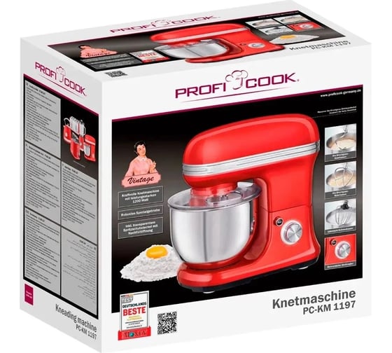 Кухонный комбайн Profi Cooc PC-KM 1197 rot