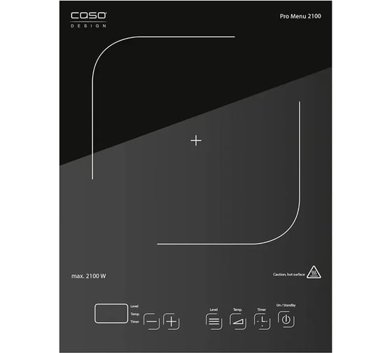 Настольная плитка CASO Pro Menu 2100 1