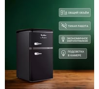 Холодильник TESLER RT-97 BLACK 00000202915