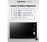 Микроволновая печь Centek CT-1564 черный, 800 Вт, 23 л, LED дисплей, 8 режимов, электронное управление, MultiCOOK+ CT-1564 Black 7