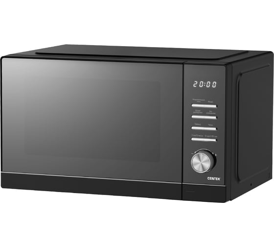 Микроволновая печь Centek CT-1563 черный, 800 Вт, 23 л, LED дисплей, 8 режимов, электронное управление, MultiCOOK+ CT-1563 Black