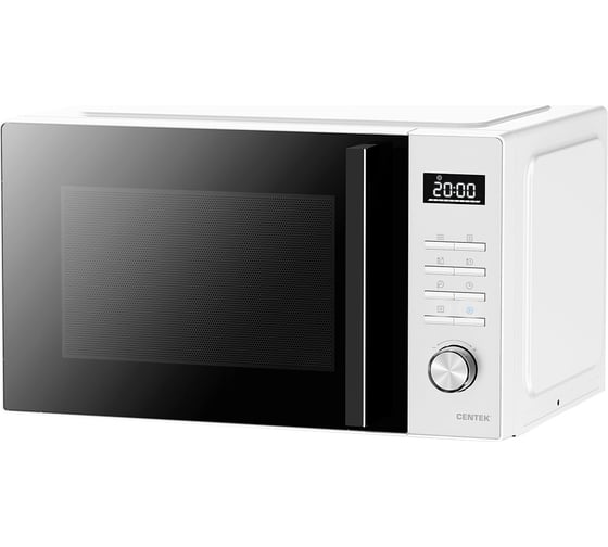Микроволновая печь Centek CT-1563 белый, 800 Вт, 23 л, LED дисплей, 8 режимов, электронное управление, MultiCOOK+ CT-1563 White