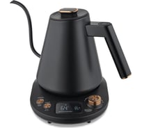 Чайник Centek CT-1005 черный, 1 л, 1100 Вт, регулировка t на базе, поддержание t, ф-ция Barista CT-1005 Black