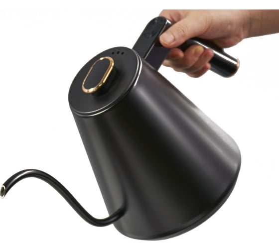 Чайник Centek CT-1005 черный, 1 л, 1100 Вт, регулировка t на базе, поддержание t, ф-ция Barista CT-1005 Black