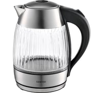 Чайник Centek стекло, 1.8 л, 2200 Вт, LED индикатор, защита от перегрева, фильтр от накипи CT-0011