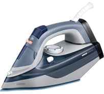 Утюг Centek серый/синий, 2400 Вт, шнур 3 м, 480 мл, керамика, капля-стоп, самоочистка CT-2323