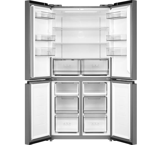 Холодильник Willmark MDC-711IX 519 л, 4 двери, Cross door, DUAL INVERTER, Total NoFrost, дисплей, A++, Inox 1001701