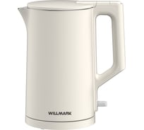 Чайник электрический Willmark WEK-1828PS бежевый 2002563