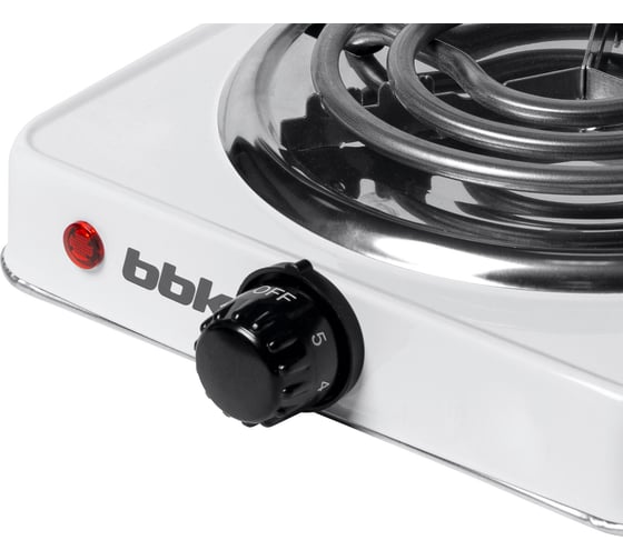 Плита электрическая настольная bbk BHP-100 белый ЦБ-00002090