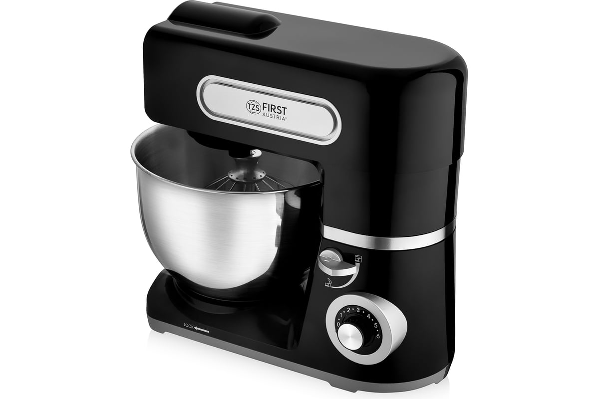 Миксер-тестомес FIRST 1500 Вт, емкость чаши 6 л, функция замешивания ...