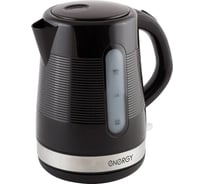 Чайник Energy E-300 1.7 л, пластик, черный, 006576