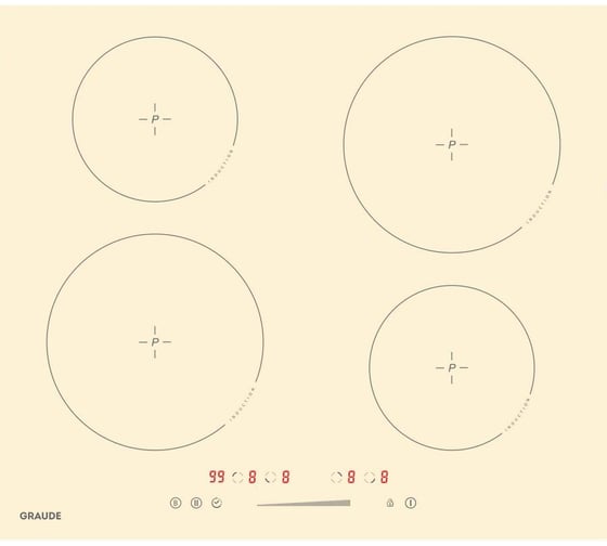 Индукционная варочная панель GRAUDE IK 60.0 AC 1