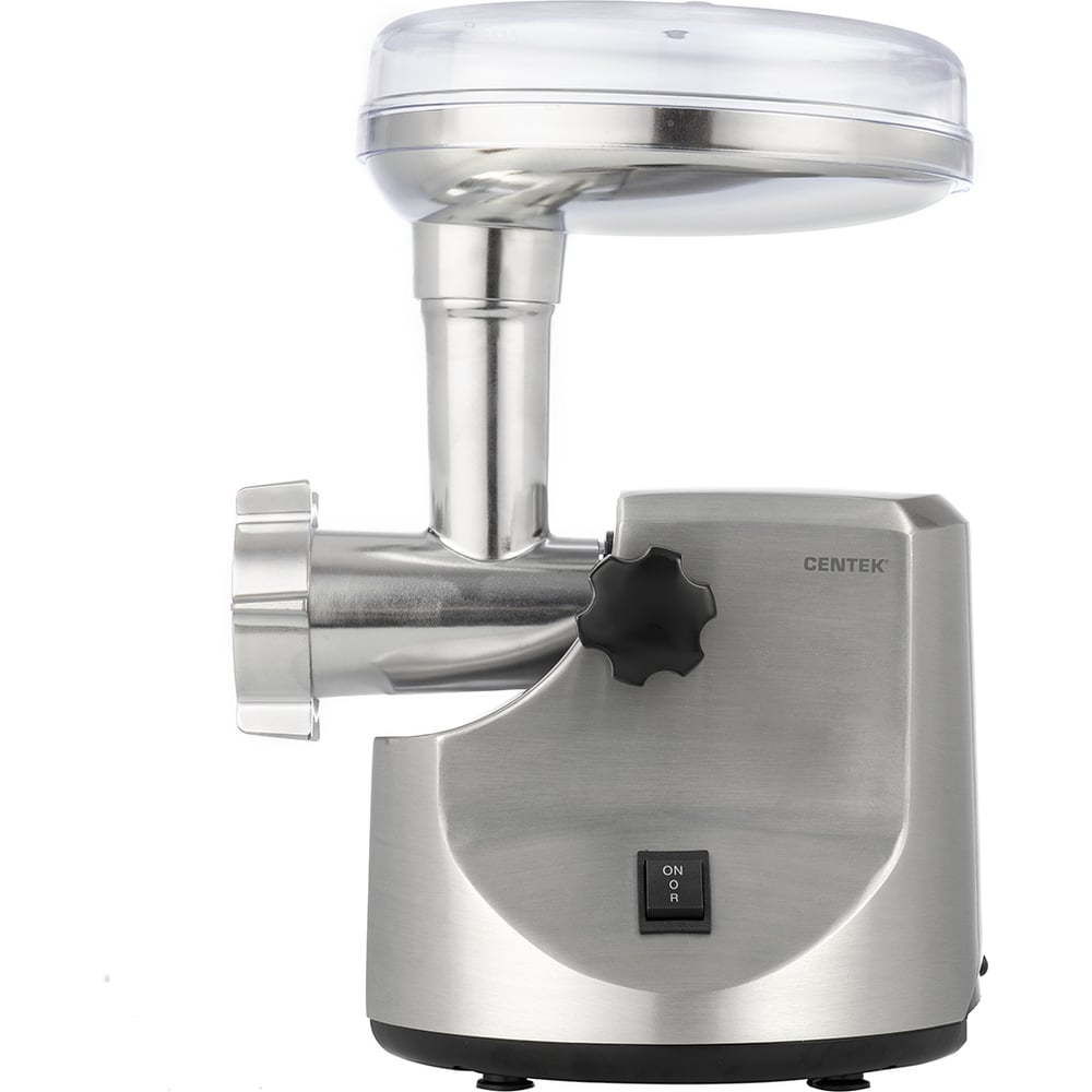 Мясорубка Centek 3000Bт, алюм. корпус, 3 диска, алюм.лоток, насадки ...