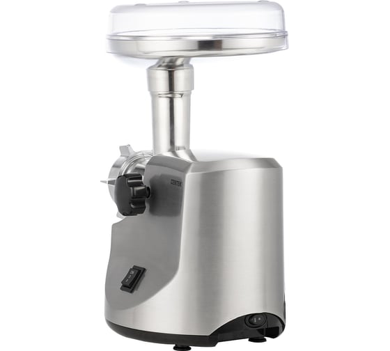 Мясорубка Centek 3000Bт, алюм. корпус, 3 диска, алюм.лоток, насадки колбас и кеббе, 3кг мин CT-1606
