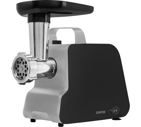 Мясорубка Centek CT-1603 черный 2000Вт, реверс, нож из литой стали, открытая ручка CT-1603 Black