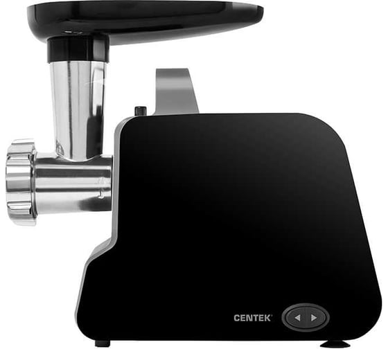 Мясорубка Centek CT-1603 черный 2000Вт, реверс, нож из литой стали, открытая ручка CT-1603 Black