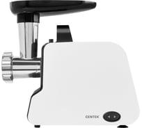 Мясорубка Centek CT-1603 белый 2000Вт, реверс, нож из литой стали, открытая ручка CT-1603 White
