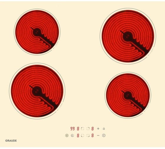 Электрическая варочная панель GRAUDE EK 60.0 C 1
