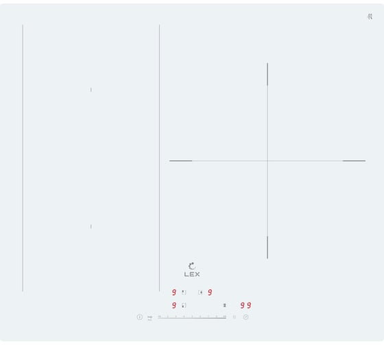 Панель индукционная LEX EVI 631A WH CHPE000039 1