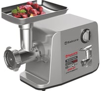 Мясорубка Sakura SA-6426 Professional 3000 Вт, реверс, две скорости, комплект насадок РТ-00066809