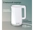 Чайник электрический с двойными стенками SONNEN Kt-8718w, 1.7 л, 2200 Вт, белый 454685 6