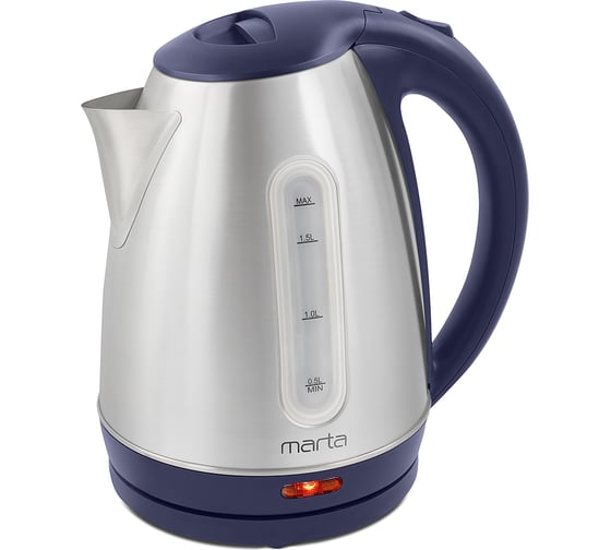 Чайник металлический MARTA MT-1082 синий сапфир 36316 1