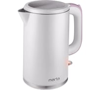Чайник металлический MARTA MT-4556 розовый опал 40881