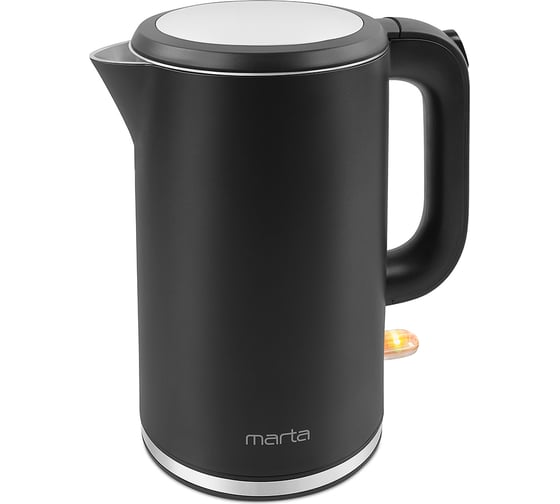 Чайник металлический MARTA MT-4556 черный жемчуг 36397