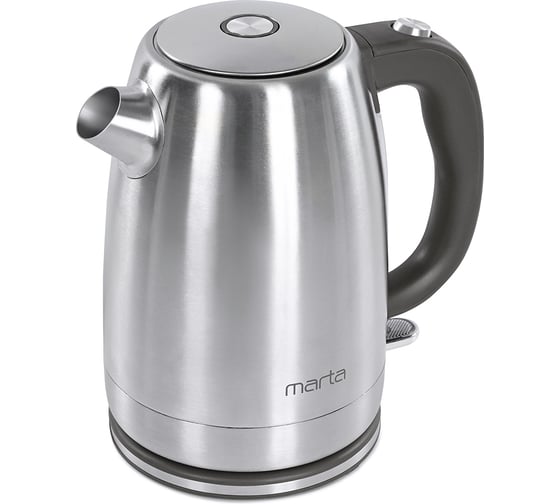 Чайник металлический MARTA MT-4559 серый жемчуг 37311