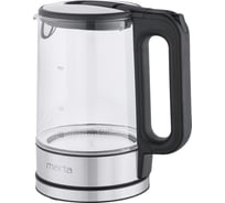 Чайник стеклянный MARTA MT-4608 черный 39285