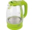 Чайник HomeStar HS-1012 1.7 л, стекло, пластик, зеленый 003943 1