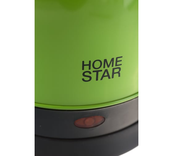 Чайник HomeStar HS-1010 1.8 л, стальной, зеленый 00 3015