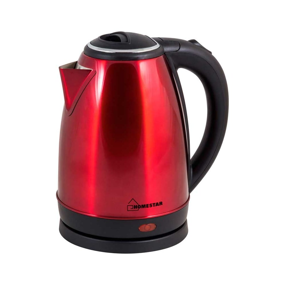 Чайник HomeStar HS-1010 1.8 л, стальной, красный 003014 - выгодная цена .