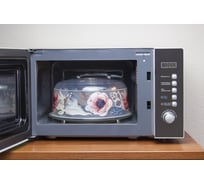 Крышка для разогрева пищевых продуктов в СВЧ-печи IDEA ДЕКО D 245мм (Маки) М 1416 маки