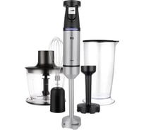 Блендер ручной BQ HB1230SS черный-стальной 86190479