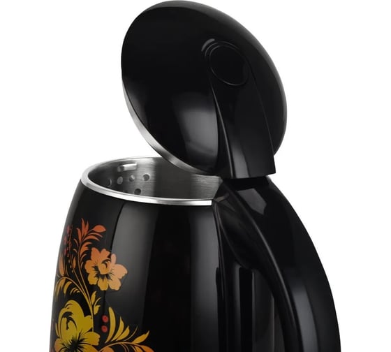 Чайник электрический BQ KT1702P черный-цветы 86201422