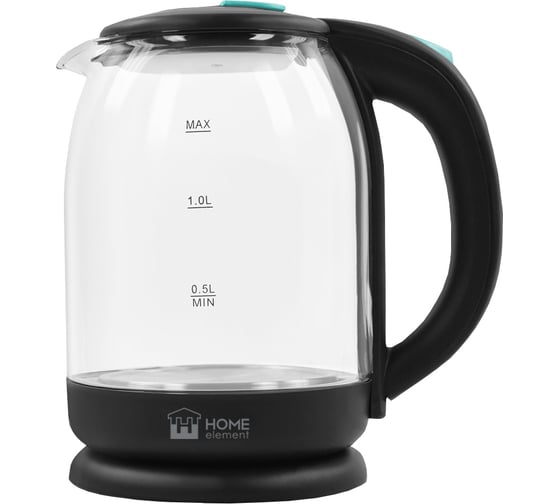 Чайник стеклянный HOME ELEMENT HE-KT186 светлая яшма 37868 1