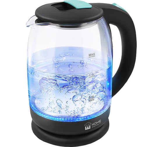 Чайник стеклянный HOME ELEMENT HE-KT186 светлая яшма 37868