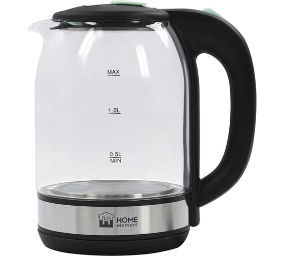 Чайник стеклянный HOME ELEMENT HE-KT2300 светлая яшма 37862