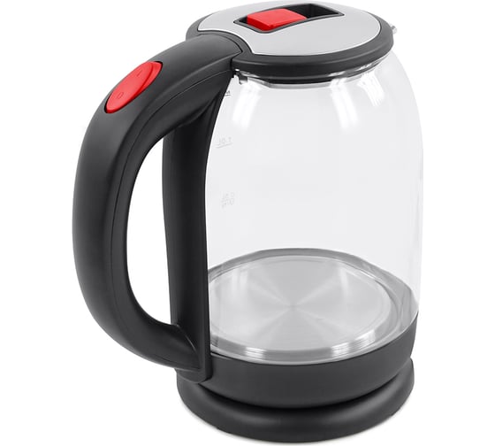 Чайник стеклянный HOME ELEMENT HE-KT2301 красный рубин 37875