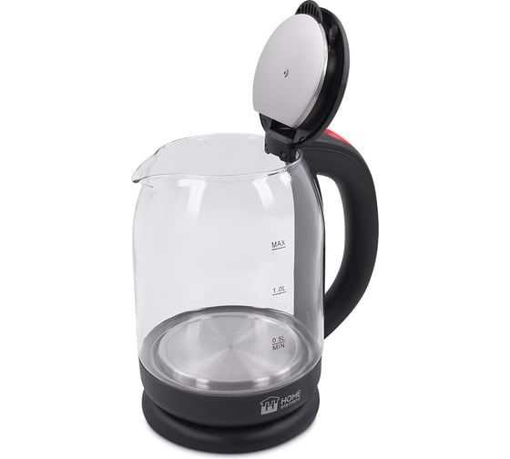Чайник стеклянный HOME ELEMENT HE-KT2301 красный рубин 37875