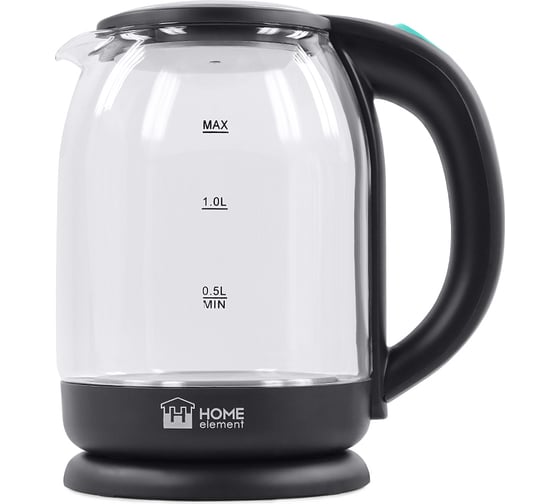 Чайник стеклянный HOME ELEMENT HE-KT2301 светлая яшма 37876
