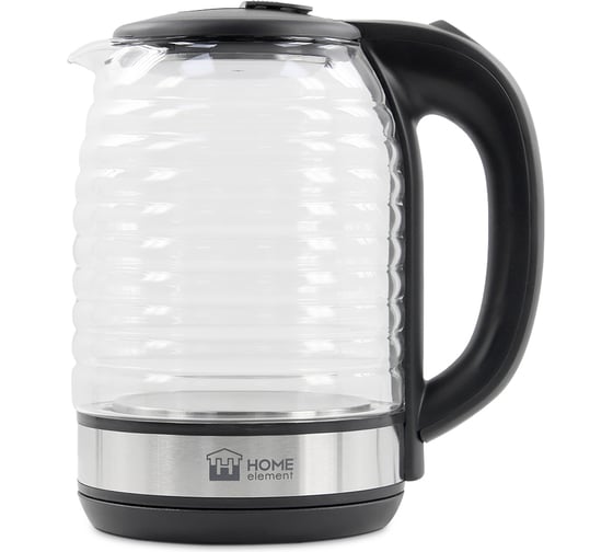 Чайник стеклянный HOME ELEMENT HE-KT2304 черный жемчуг 39355